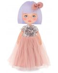 Σετ ρούχων κούκλας Orange Toys Sweet Sisters - Ροζ φόρεμα με πούλιες - 2t