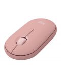 Σετ πληκτρολογίου και ποντικιού Logitech Pebble 2, Wireless, Tonal Rose - 4t