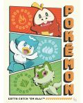 Σετ μίνι Αφίσες GB Eye Games: Pokemon - Starters - 3t