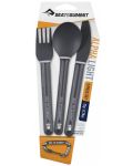 Σετ μαχαιροπίρουνα  Sea to Summit - AlphaLight Cutlery Set, 3 τεμάχια - 1t