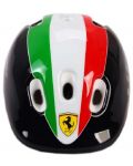 Σετ Mesuca - Rollers, κράνος και προστατευτικά Ferrari, 33-36, μαύρα - 4t