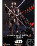 Σετ φιγούρες δράσης Hot Toys Television: The Mandalorian - Mandalorian and Grogu, 30 εκ - 3t