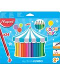 Σετ μολύβια Maped Color Peps - My First Jumbo, 24 χρώματα - 1t