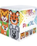 Δημιουργικό σετ με εικονοστοιχεία  Pixelhobby - XL, Κύβος, Άγρια ζώα - 1t
