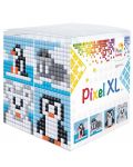 Δημιουργικό σετ με pixels Pixelhobby - XL, κύβος, πολικά ζώα - 1t