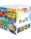 Δημιουργικό σετ με εικονοστοιχεία Pixelhobby - XL, Κύβος, Οχήματα - 1t