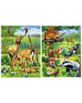Δημιουργικό σετ ζωγραφικής KSG Crafts - Δύο πίνακες, Άγρια ζώα - 1t
