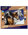 Δημιουργικό σετ ζωγραφικής KSG Crafts - Άγρια άλογα - 1t