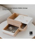 Κουτί κοσμημάτων και αξεσουάρ Umbra - Mini Stowit, φυσικό ξύλο - 8t