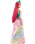 Κούκλα  Barbie Dreamtopia - Με σκούρα ροζ μαλλιά - 4t