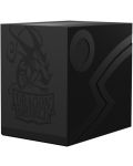 Κουτί για κάρτες Dragon Shield Double Shell - Shadow Black/Black (150 τεμ.) - 1t