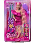 Κούκλα Barbie Fun & Fancy Hair - Με μακριά πολύχρωμα μαλλιά και αξεσουάρ - 7t