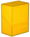 Κουτί για κάρτες Ultimate Guard Boulder Deck Case - Standard Size, κίτρινο (80 τεμάχια) - 1t