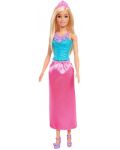 Κούκλα Barbie - Πριγκίπισσα, με ροζ φούστα - 1t
