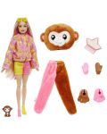 Κούκλα σούπερ έκπληξη Barbie - Color Cutie Reveal, Πίθηκος - 2t