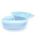 Μπολ για ταΐστρα με διαχωριστικό Twistshake Plates Pastel - - Μπλε, άνω των 6 μηνών - 1t