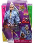 Κούκλα Barbie Extra - Με ξανθά μαλλιά, κουτάβι και αξεσουάρ - 5t