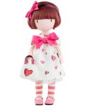 Κούκλα Paola Reina Santoro Gorjuss - Little Heart, με φόρεμα με καρδούλες, 32 εκ - 1t
