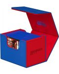 Κουτί για κάρτες Ultimate Guard Sidewinder XenoSkin Synergy - Blue/Red(100+ бр.) - 2t