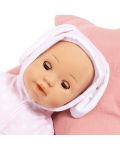 Κούκλα με ήχους Bayer - Anna Baby, ανοιχτό ροζ κουνελάκι, 38 cm - 4t