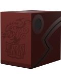 Κουτί για κάρτες Dragon Shield Double Shell - Blood Red/Black (150 τεμ.) - 1t