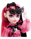 Κούκλα Monster High -Draculaura, με κατοικίδιο και αξεσουάρ - 2t