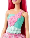 Κούκλα  Barbie Dreamtopia - Με σκούρα ροζ μαλλιά - 3t