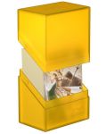 Κουτί για κάρτες Ultimate Guard Boulder Deck Case - Standard Size, κίτρινο (80 τεμάχια) - 3t