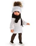 Κούκλα Asi - Sabrina με λευκό φόρεμα και μαύρο μαντήλι, 40 εκ - 1t