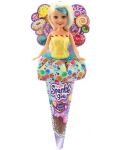 Κούκλα σε χωνάκι Sparkle Girlz, με φόρεμα με γλυκά, ποικιλία - 4t
