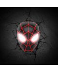 Φωτιστικό  3DLightFX Marvel: Spider-man - Miles Morales Face - 3t