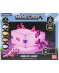 Φωτιστικό Paladone Games: Minecraft - Axolotl - 5t