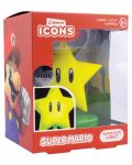 Λάμπα Paladone Games: Super Mario - Super Star - 2t