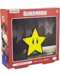 Λάμπα Paladone Games: Super Mario - Super Star (προβολέας) - 3t