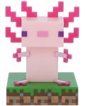 Φωτιστικό Paladone Games: Minecraft - Axolotl Icon - 1t