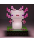 Φωτιστικό Paladone Games: Minecraft - Axolotl Icon - 3t