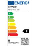 Λάμπα LED Vivalux - AF60, E27, 8W, 3000K, για Ντουί  - 2t