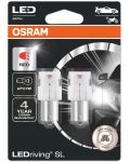 LED Λάμπες αυτοκινήτου Osram - LEDriving, SL, Red, P21W, 1.4W, 2 τεμάχια, κόκκινο - 1t