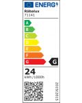 LED  Φωτιστικό  Rabalux - Gandor 71141, IP20, 24W, ρυθμιζόμενο, μαύρο ματ - 10t