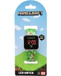 Ρολόι  LED Kids Euroswan - Minecraft - 5t