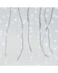Κουρτίνα LED Eurolamp - Snowfall, 240 τεμάχια, IP44, 31V, 3.6W, 5 m, λευκό - 1t