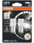 LED Λάμπες αυτοκινήτου Osram - LEDriving, SL, Amber, PY21W, 1.3W, 2 τεμάχια, κίτρινο - 1t