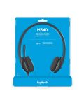 Ακουστικά Logitech - H340, μαύρα - 8t