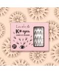 Lovely Ψεύτικες βλεφαρίδες σε δέσμες K Eyes, 40 броя  - 2t