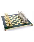 Σκάκι πολυτελείας Μανόπουλος - Αναγέννηση, πράσινο, 36 x 36 cm - 2t