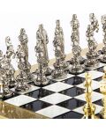 Πολυτελές σκάκι Manopoulos - Αναγέννηση, μαύρο,36 x 36 cm - 5t