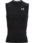 Ανδρική αμάνικη μπλούζα Under Armour - HG Armour Comp, μαύρη   - 1t