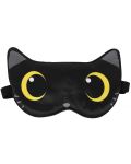 Μάσκα ύπνου I-Total Cats- μαύρη  - 1t