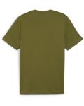 Ανδρικό μπλουζάκι Puma - Essentials Logo Tee , πράσινο - 2t