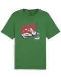 Ανδρικό μπλουζάκι Puma - Graphics Sneaker Box Tee , πράσινο - 1t